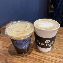Bullseye and Dun Dun latte Bullseye and Dun Dun latte