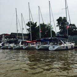 Vermilion Boat Club - View from the channel.