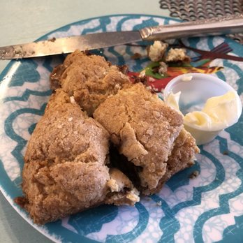Nessa's Cafe - Snickers scone, warmed with butter - Coffee & Tea Near Me - Las Cruces, New Mexico