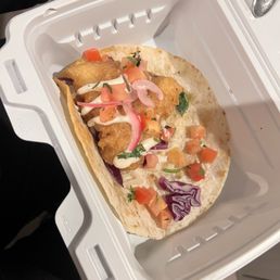 Fish taco