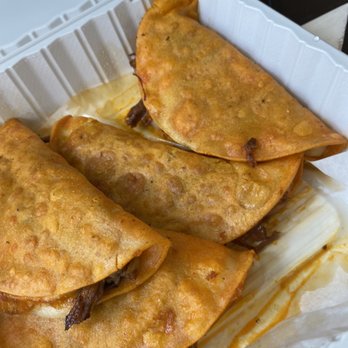 Elma's Taqueria - Sat / Sun Only 4 Quesabirrias de Res with a side of Stew - Mexican Near Me - San Jose, California Elma's Taqueria - Sat / Sun Only 4 Quesabirrias de Res with a side of Stew - Mexican Near Me - San Jose, California