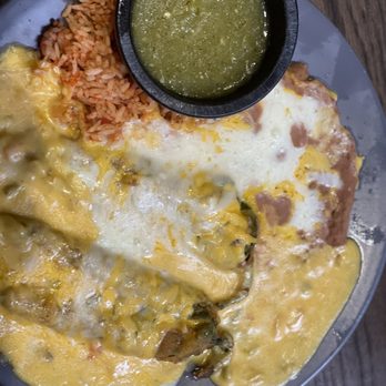 Merry Piglets Mexican Grill - Cheese & Chili Relleno with queso sauce - Mexican Near Me - Jackson, Wyoming Merry Piglets Mexican Grill - Cheese & Chili Relleno with queso sauce - Mexican Near Me - Jackson, Wyoming