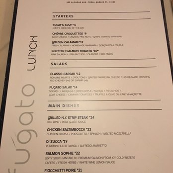 Fugato - Mediterranean Near Me - Coral Gables, Florida
