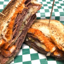 Hot Pastrami Sandwich