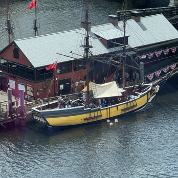InterContinental Boston - The tea party tour boats out our window - Hotels Near Me - Boston, Massachusetts