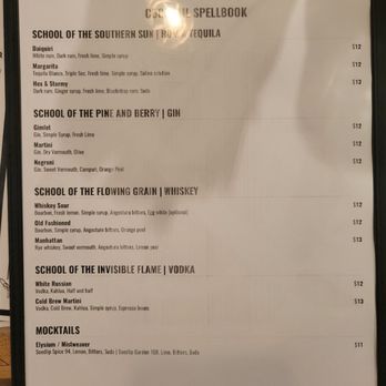 Hex & Company - drinks menu - Cocktail Bars Near Me - New York, New York Hex & Company - drinks menu - Cocktail Bars Near Me - New York, New York