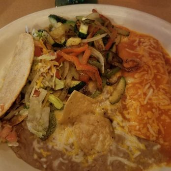 La Perlita - La Perlita: Taco and Enchilada combo, subbing veggies for rice (highly recommend) - Mexican Near Me - Palm Springs, California La Perlita - La Perlita: Taco and Enchilada combo, subbing veggies for rice (highly recommend) - Mexican Near Me - Palm Springs, California