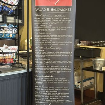 The Café - Menu - Sandwiches Near Me - Trinidad, Colorado
