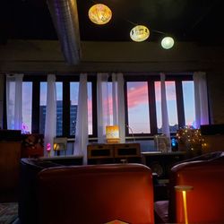 The Sound Bar - Sunset filled with cotton candy clouds.