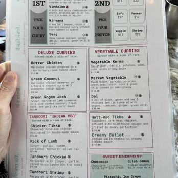 Curryosity - Menu - Indian Near Me - San Diego, California