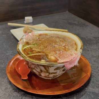 Marufuku Ramen - A5 waygu Shoyu Ramen torched then served. - Noodles Near Me - Walnut Creek, California Marufuku Ramen - A5 waygu Shoyu Ramen torched then served. - Noodles Near Me - Walnut Creek, California