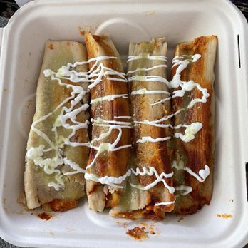 Taqueria La Gloria - Rajas & chicken tamales - Mexican Near Me - Fort Bragg, California Taqueria La Gloria - Rajas & chicken tamales - Mexican Near Me - Fort Bragg, California