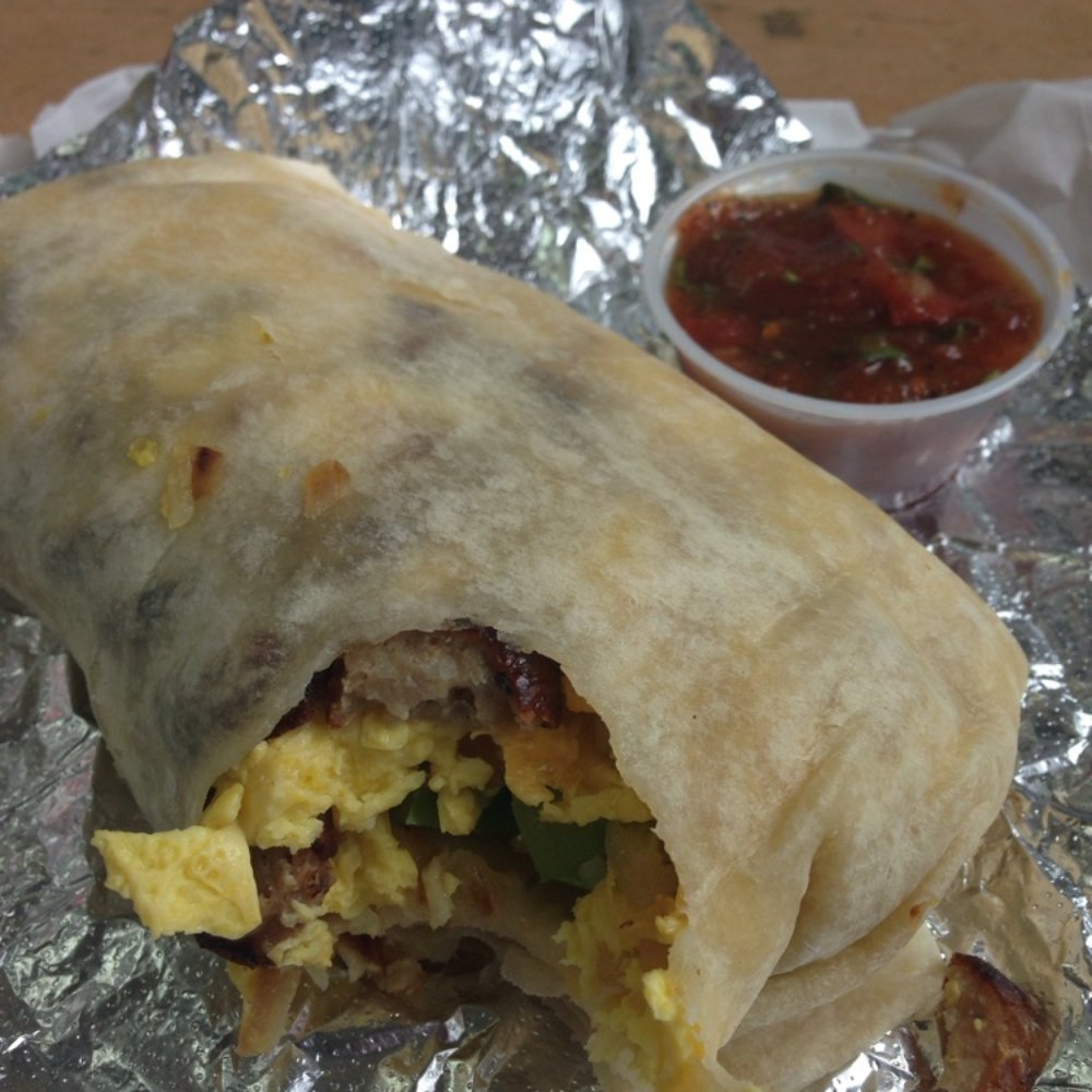 Linda's Coffee House - Breakfast Burritos with fresh salsa! - Donuts Near Me - Lake Forest, California