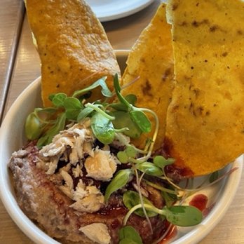 Owamni - SMOKED TROUT + BEAN DIP * Berry Mash * Tostada -  $16 - New American Near Me - Minneapolis, Minnesota
