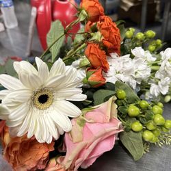 Some of the flowers we used in our bouquets.