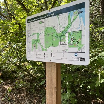 Whatcom Falls Park - Trail map at the trailhead - Dog Parks Near Me - Bellingham, Washington Whatcom Falls Park - Trail map at the trailhead - Dog Parks Near Me - Bellingham, Washington