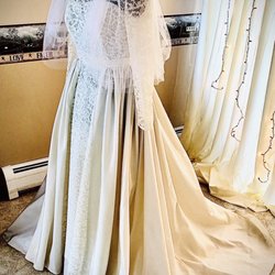 Faxon Cleaners - Wedding gown circa 1970
