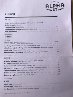 Alpha Street Kitchen & Bar by null