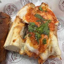 Chicken parm sub Chicken parm sub