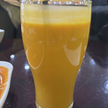 Singh's Dhaba - Mango Yogurt Smoothie (Lassi) - Indian Near Me - Cambridge, Massachusetts