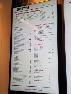 Menu photo 6 Gott's Roadside San Francisco, CA Menu photo 6 Gott's Roadside San Francisco, CA