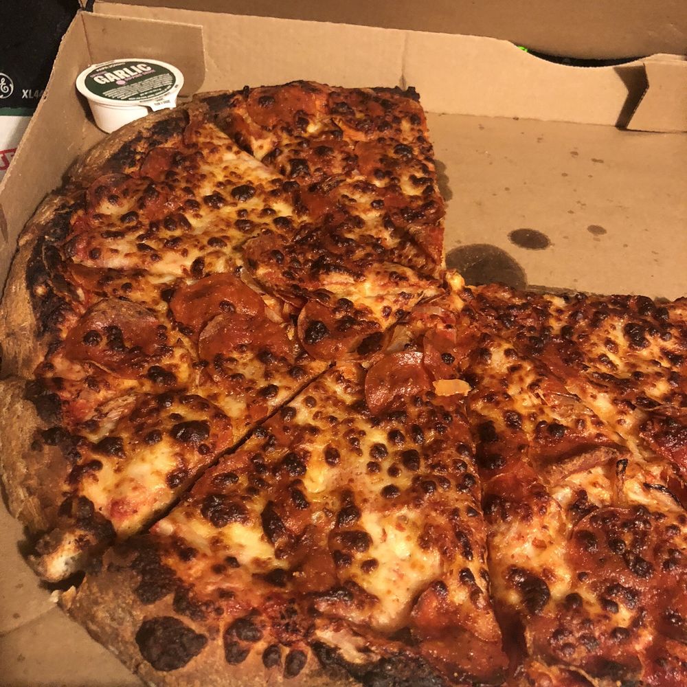 Papa Johns Pizza - Got 4 pizzas Everone was so burnt and rock hard no one could bite threw it - Pizza Near Me - Georgetown, Kentucky Papa Johns Pizza - Got 4 pizzas Everone was so burnt and rock hard no one could bite threw it - Pizza Near Me - Georgetown, Kentucky