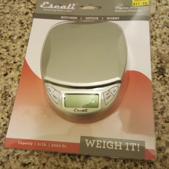 Bargain Fair - This is a tiny one! It works right now, comes with battery. Does the same job for same price as scales on Amazon - Kitchen Supplies Near Me - Los Angeles, California Bargain Fair - This is a tiny one! It works right now, comes with battery. Does the same job for same price as scales on Amazon - Kitchen Supplies Near Me - Los Angeles, California