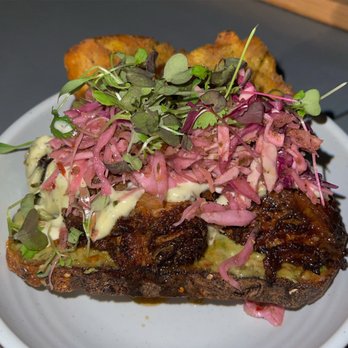 Manjay Restaurant - Griyo Avocado Toast - Caribbean Near Me - Miami, Florida