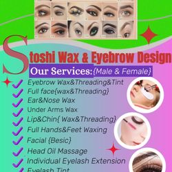 Stoshi Wax & Eyebrow Design - Business services .