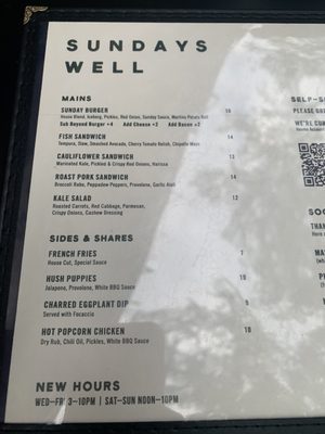 Menu photo 8 Sundays Well New York, NY Menu photo 8 Sundays Well New York, NY