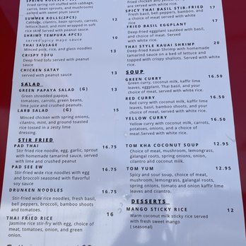 Ocha Thai and Sushi - Menu - Food Trucks Near Me - Kapaʻa, Hawaii Ocha Thai and Sushi - Menu - Food Trucks Near Me - Kapaʻa, Hawaii