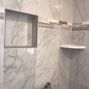 Navarro Construction - Custom shower surround and tiled niche. - General Contractors Near Me - Hemet, California Navarro Construction - Custom shower surround and tiled niche. - General Contractors Near Me - Hemet, California