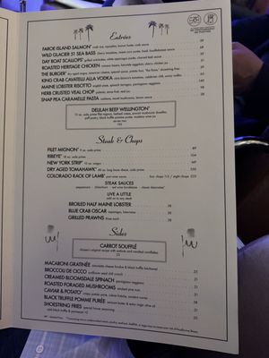 Menu photo 2 Delilah Las Vegas, NV