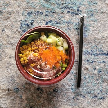 Poke & Tea - Bowl size to boba straw - Poke Near Me - Rancho Cordova, California