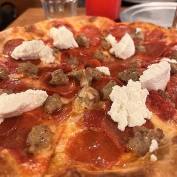 Mooney’s Pizza - Pepperoni sausage and ricotta pizza. - Pizza Near Me - Long Beach, California Mooney’s Pizza - Pepperoni sausage and ricotta pizza. - Pizza Near Me - Long Beach, California