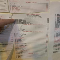 Chong Chin Chinese Restaurant - New prices - menu