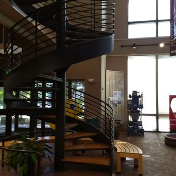 Visitor Center - Check out this beautiful spiral staircase leading upstairs. - Visitor Centers Near Me - Huntsville, Alabama Visitor Center - Check out this beautiful spiral staircase leading upstairs. - Visitor Centers Near Me - Huntsville, Alabama