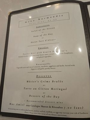 Menu photo 1 Motier Clifton, VA Menu photo 1 Motier Clifton, VA