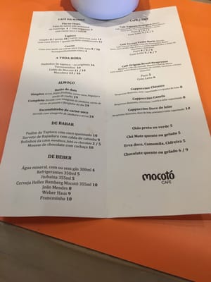 Menu photo 2 Mocotó Café São Paulo, SP