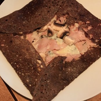 Le Billig - Ham, cheese and mushroom crepe - Creperies Near Me - Quebec City, Quebec Le Billig - Ham, cheese and mushroom crepe - Creperies Near Me - Quebec City, Quebec