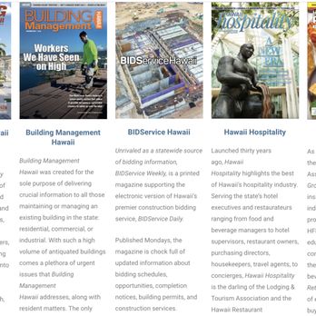 Trade Media Hui - Our magazines incorporate specialized design, technology, expertise, and intelligence to fulfill the needs of businesses. - Print Media Near Me - Honolulu, Hawaii Trade Media Hui - Our magazines incorporate specialized design, technology, expertise, and intelligence to fulfill the needs of businesses. - Print Media Near Me - Honolulu, Hawaii