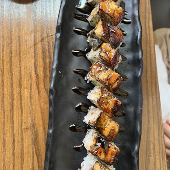 Sushi On Fire - Black Dragon Roll - Sushi Bars Near Me - Huntington Beach, California Sushi On Fire - Black Dragon Roll - Sushi Bars Near Me - Huntington Beach, California