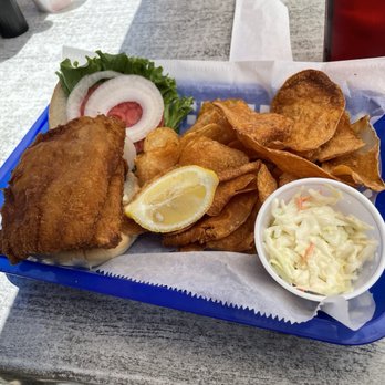 Boondocks Restaurant - Fried fish sandwich. - Seafood Near Me - Port Orange, Florida Boondocks Restaurant - Fried fish sandwich. - Seafood Near Me - Port Orange, Florida