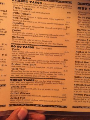 Menu photo 7 Tacos A Go Go Midtown Houston, TX Menu photo 7 Tacos A Go Go Midtown Houston, TX