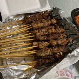 Beef and Lamb Skewers