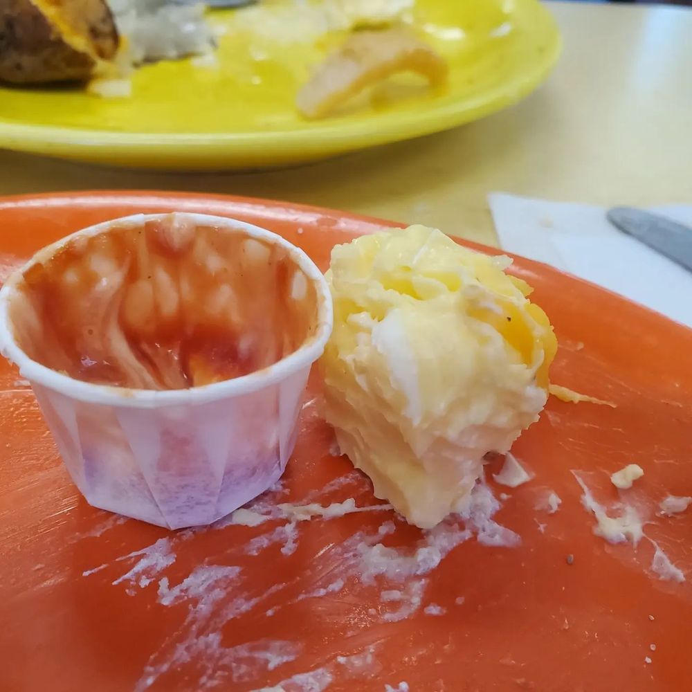 Goody's Grill - The potato had TWO balls of butter on it and while I  butter, this was a little much - Diners Near Me - Winston-Salem, North Carolina
