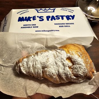 Mike's Pastry - Lobster tail, which was $9 - Bakeries Near Me - Boston, Massachusetts Mike's Pastry - Lobster tail, which was $9 - Bakeries Near Me - Boston, Massachusetts