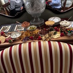 Hillcrest Mansion Inn - Charcuterie, board served for our game night