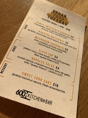 Menu photo 8 600 Kitchen & Bar Kalamazoo, MI Menu photo 8 600 Kitchen & Bar Kalamazoo, MI