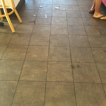Five Guys - There is garbage on the floor. Yuck. - Burgers Near Me - Redwood City, California